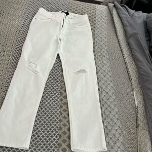 White House Black Market white jeans